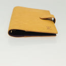 LOUIS VUITTON Epi Agenda PM Day Planner Cover Yellow R20059 LV Auth 139611-6