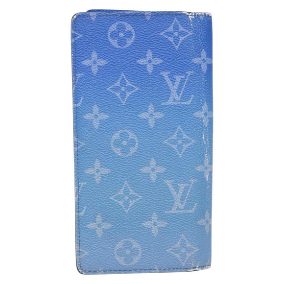 LOUIS VUITTON Monogram Clouds Portefeuille Braza Long Wallet M69680 Auth 139617