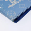 LOUIS VUITTON Monogram Clouds Portefeuille Braza Long Wallet M69680 Auth 139617-7