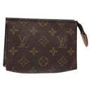 LOUIS VUITTON Monogram Poche Toilette 15 Pouch M47546 LV Auth 139618-1