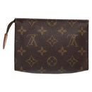 LOUIS VUITTON Monogram Poche Toilette 15 Pouch M47546 LV Auth 139618-2