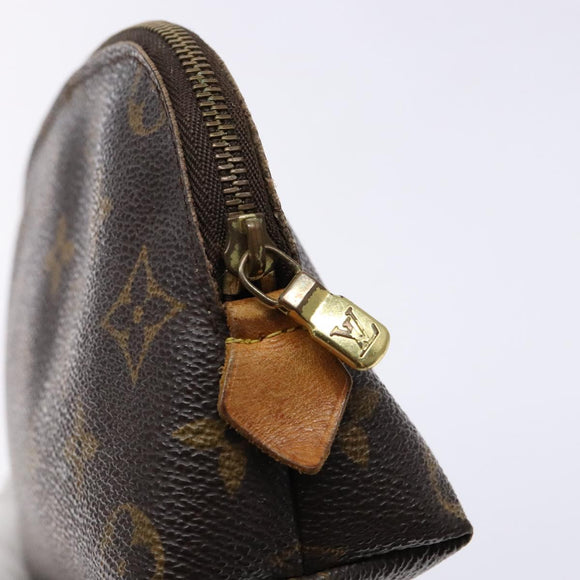 LOUIS VUITTON Monogram Pochette Cosmetic PM Pouch M43998 LV Auth 139619