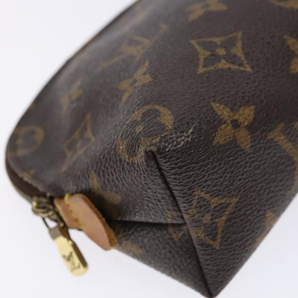 LOUIS VUITTON Monogram Pochette Cosmetic PM Pouch M43998 LV Auth 139619