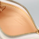LOUIS VUITTON Multicolor Pochette Cles Coin Purse White M92655 LV Auth 139622V-17