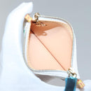 LOUIS VUITTON Multicolor Pochette Cles Coin Purse White M92655 LV Auth 139622V-10