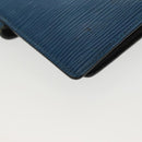 LOUIS VUITTON Epi Agenda PM Day Planner Cover Blue R20055 LV Auth 139624-15