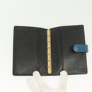 LOUIS VUITTON Epi Agenda PM Day Planner Cover Blue R20055 LV Auth 139624-8