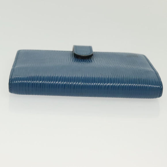 LOUIS VUITTON Epi Agenda PM Day Planner Cover Blue R20055 LV Auth 139624