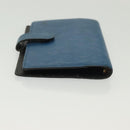 LOUIS VUITTON Epi Agenda PM Day Planner Cover Blue R20055 LV Auth 139624-5
