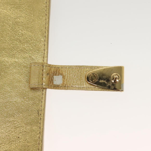 LOUIS VUITTON Suhari Agenda Partonaire PM Day Cover Gold R21048 Auth 139625