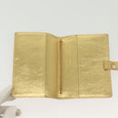 LOUIS VUITTON Suhari Agenda Partonaire PM Day Cover Gold R21048 Auth 139625-9