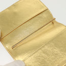 LOUIS VUITTON Suhari Agenda Partonaire PM Day Cover Gold R21048 Auth 139625-10