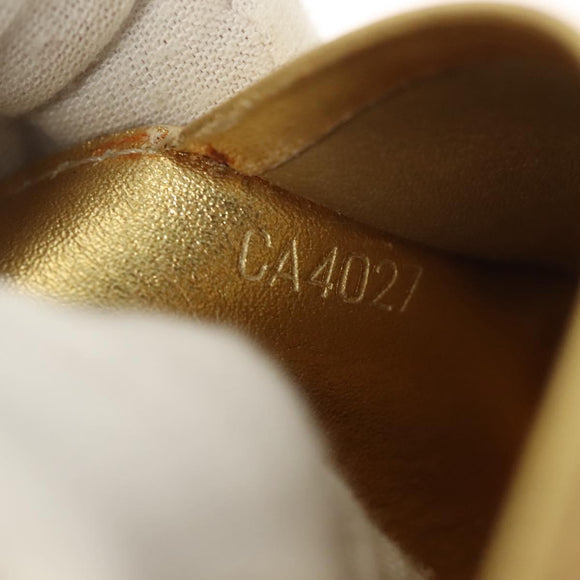 LOUIS VUITTON Suhari Agenda Partonaire PM Day Cover Gold R21048 Auth 139625