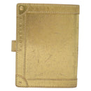 LOUIS VUITTON Suhari Agenda Partonaire PM Day Cover Gold R21048 Auth 139625-2