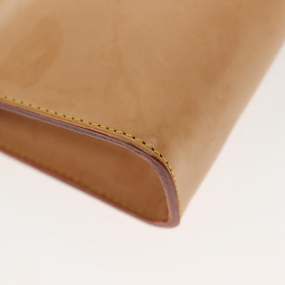 LOUIS VUITTON Nomad Cava Amble PM Pouch Leather Beige M92502 LV Auth 139626