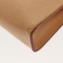 LOUIS VUITTON Nomad Cava Amble PM Pouch Leather Beige M92502 LV Auth 139626-17