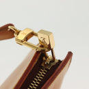 LOUIS VUITTON Nomad Cava Amble PM Pouch Leather Beige M92502 LV Auth 139626-10