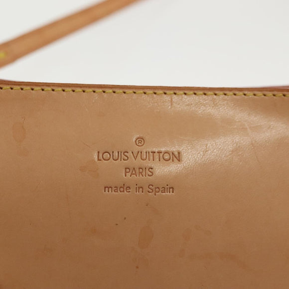 LOUIS VUITTON Nomad Cava Amble PM Pouch Leather Beige M92502 LV Auth 139626