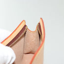 LOUIS VUITTON Nomad Cava Amble PM Pouch Leather Beige M92502 LV Auth 139626-20