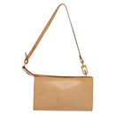 LOUIS VUITTON Nomad Cava Amble PM Pouch Leather Beige M92502 LV Auth 139626-2