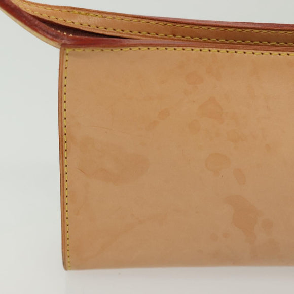 LOUIS VUITTON Nomad Cava Amble PM Pouch Leather Beige M92502 LV Auth 139626