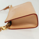 LOUIS VUITTON Nomad Cava Amble PM Pouch Leather Beige M92502 LV Auth 139626-5