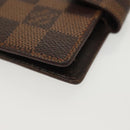 LOUIS VUITTON Damier Ebene Agenda Mini Day Planner Cover R20705 LV Auth 139627-16