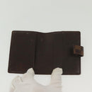 LOUIS VUITTON Damier Ebene Agenda Mini Day Planner Cover R20705 LV Auth 139627-8