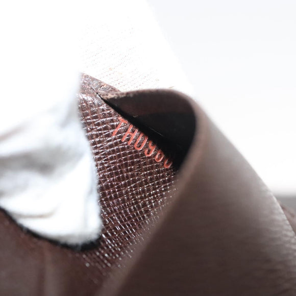 LOUIS VUITTON Damier Ebene Agenda Mini Day Planner Cover R20705 LV Auth 139627