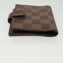 LOUIS VUITTON Damier Ebene Agenda Mini Day Planner Cover R20705 LV Auth 139627-5