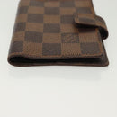 LOUIS VUITTON Damier Ebene Agenda Mini Day Planner Cover R20705 LV Auth 139627-6