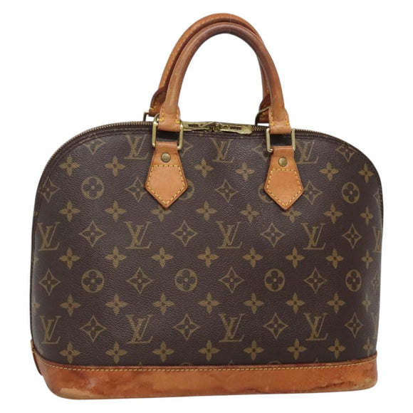 LOUIS VUITTON Monogram Alma Hand Bag M51130 LV Auth 139632
