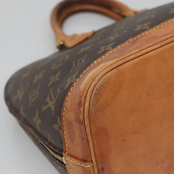 LOUIS VUITTON Monogram Alma Hand Bag M51130 LV Auth 139632