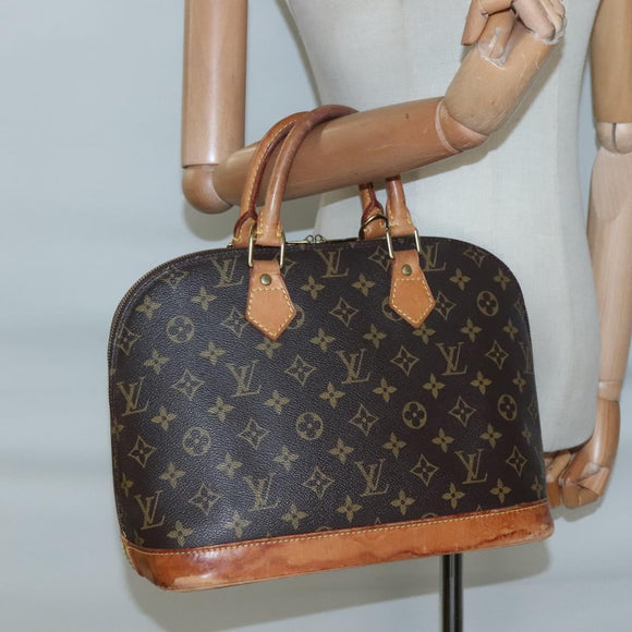 LOUIS VUITTON Monogram Alma Hand Bag M51130 LV Auth 139632