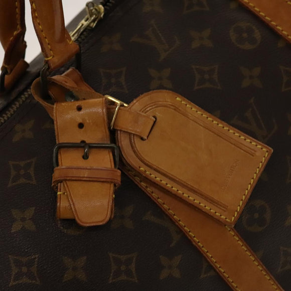 LOUIS VUITTON Monogram Keepall 55 Boston Bag M41424 LV Auth 139639