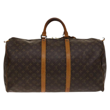 LOUIS VUITTON Monogram Keepall 55 Boston Bag M41424 LV Auth 139639 - 0