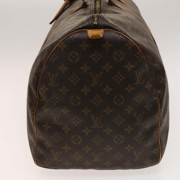 LOUIS VUITTON Monogram Keepall 55 Boston Bag M41424 LV Auth 139639