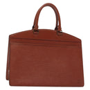 LOUIS VUITTON Epi Riviera Hand Bag Brown M48183 LV Auth 139641-1