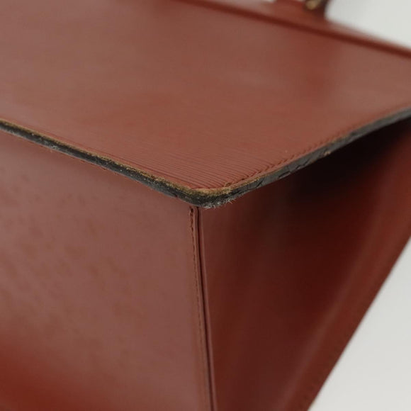 LOUIS VUITTON Epi Riviera Hand Bag Brown M48183 LV Auth 139641