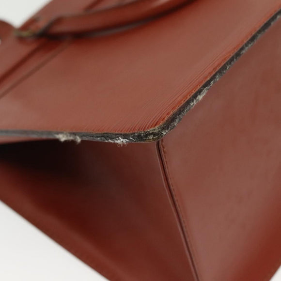 LOUIS VUITTON Epi Riviera Hand Bag Brown M48183 LV Auth 139641