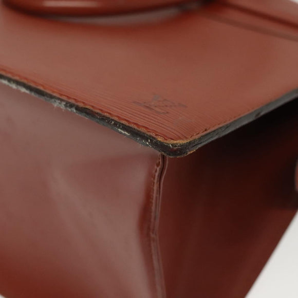 LOUIS VUITTON Epi Riviera Hand Bag Brown M48183 LV Auth 139641