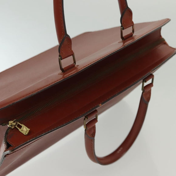 LOUIS VUITTON Epi Riviera Hand Bag Brown M48183 LV Auth 139641