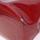 LOUIS VUITTON Monogram Vernis Reade PM Hand Bag Pomme D'amour M91990 Auth 139642-16