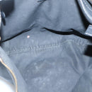 GUCCI Interlocking Shoulder Bag Leather Black Gold 121548 Auth 139643-17