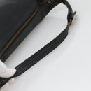 GUCCI Interlocking Shoulder Bag Leather Black Gold 121548 Auth 139643-7