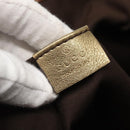 GUCCI GG Crystal Tote Bag Coated Canvas Gold 189669 Auth 139647-18