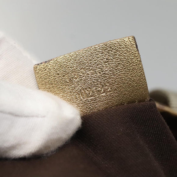 GUCCI GG Crystal Tote Bag Coated Canvas Gold 189669 Auth 139647