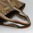 GUCCI GG Crystal Tote Bag Coated Canvas Gold 189669 Auth 139647-7