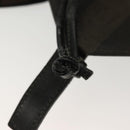 FENDI Pecan Canvas Backpack PVC Brown Black gold Auth 139650-19