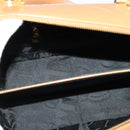 Salvatore Ferragamo Gancini Hand Bag Leather 2way Brown Gold Auth 139653-11